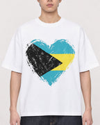 Mockup Boxy Heavyweight Tee White male close-up 01