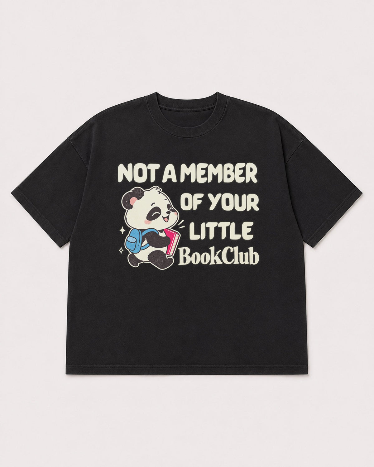 Mockup Boxy Heavyweight Tee Black product