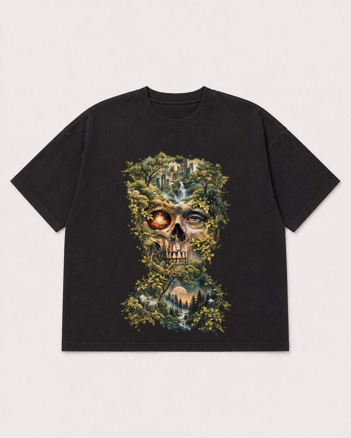 Mockup Boxy Heavyweight Tee Black product