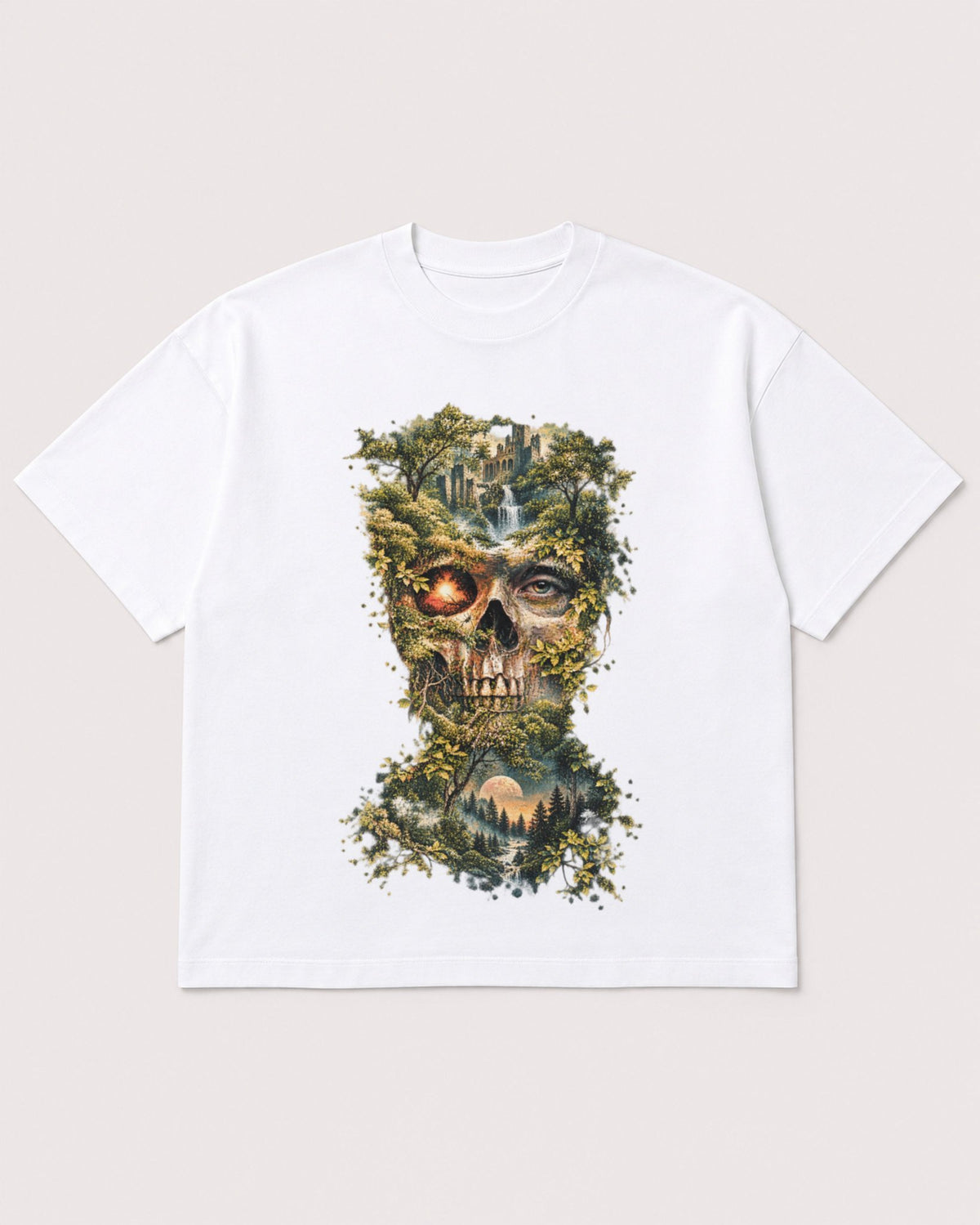 Mockup Boxy Heavyweight Tee White product