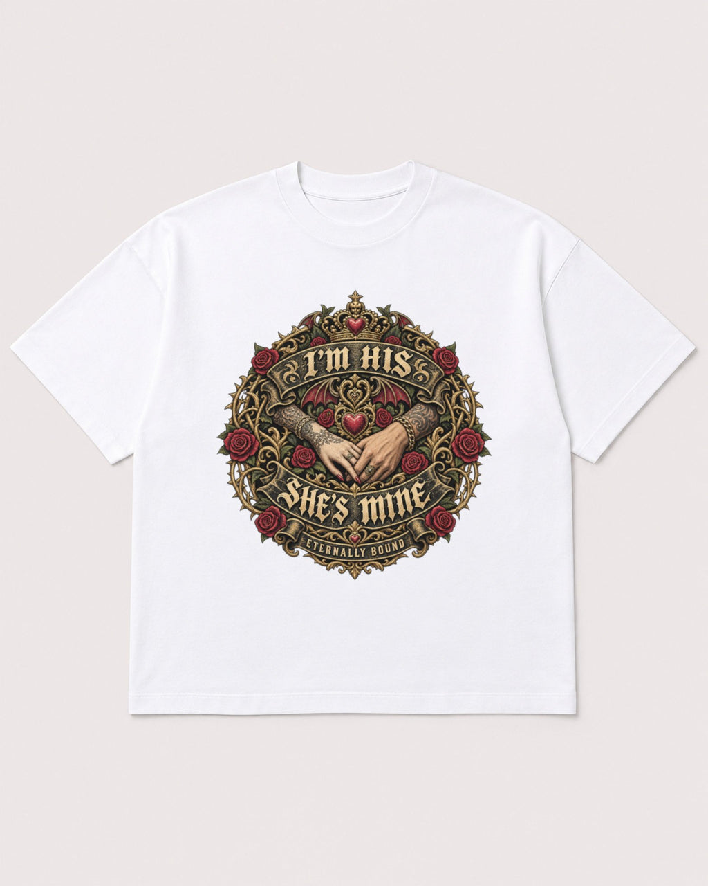 Mockup Boxy Heavyweight Tee White product