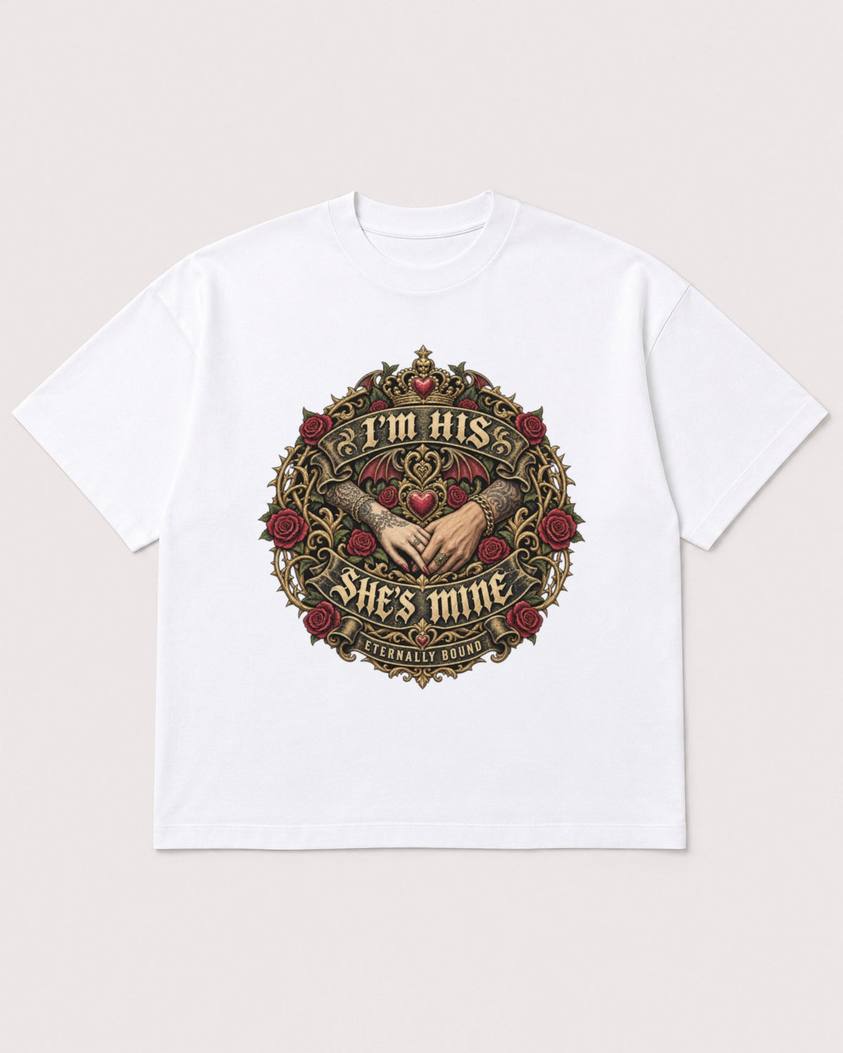 Mockup Boxy Heavyweight Tee White product
