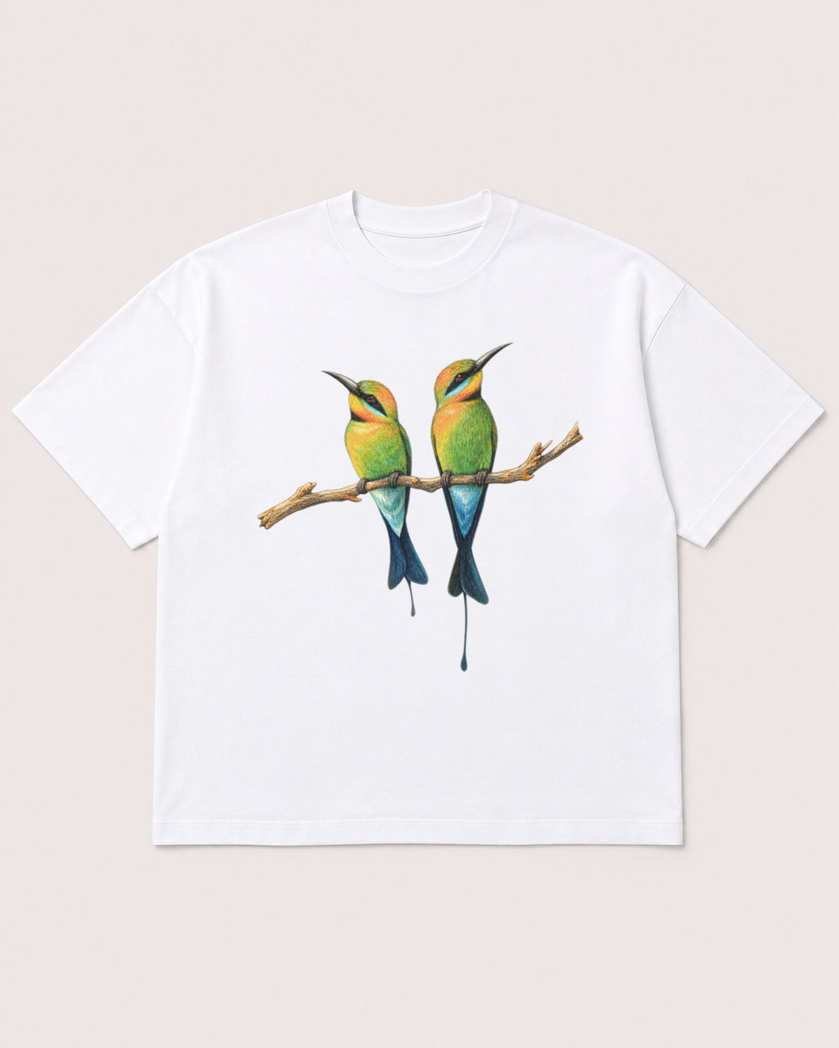 Mockup Boxy Heavyweight Tee White product