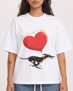 Mockup Boxy Heavyweight Tee White female close-up 06