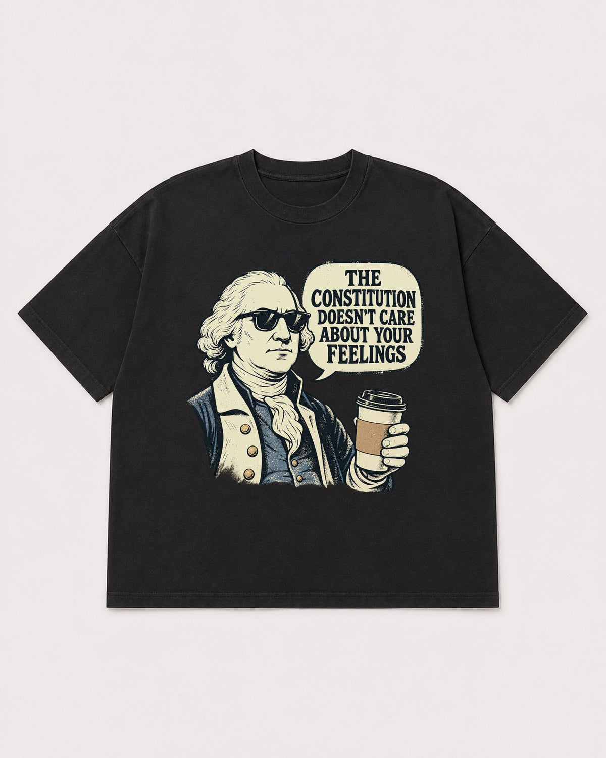 Mockup Boxy Heavyweight Tee Black product