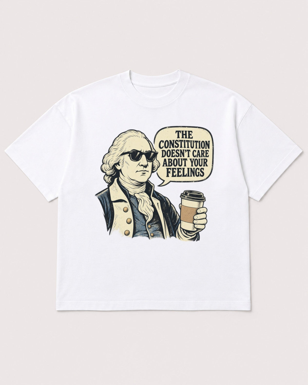 Mockup Boxy Heavyweight Tee White product