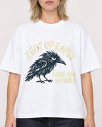 Mockup Boxy Heavyweight Tee White female close-up 19