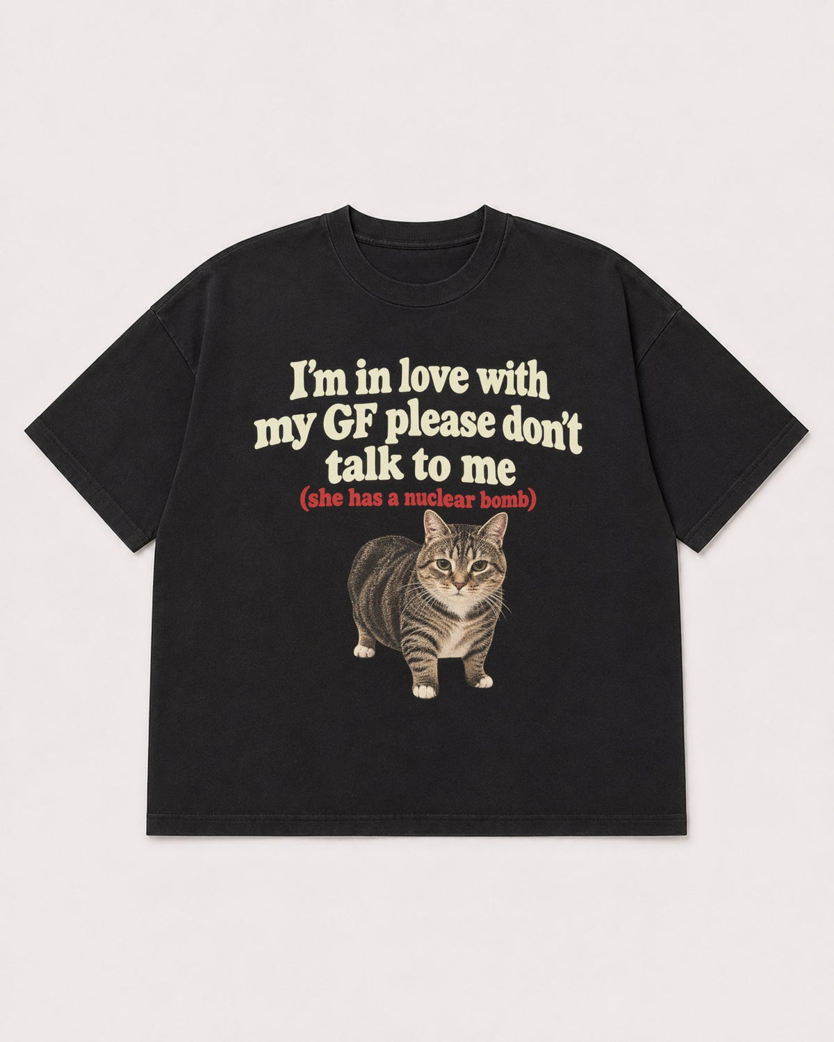 Mockup Boxy Heavyweight Tee Black product