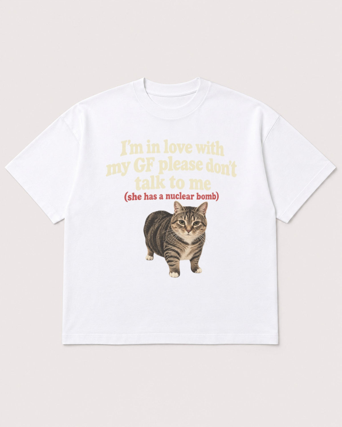 Mockup Boxy Heavyweight Tee White product