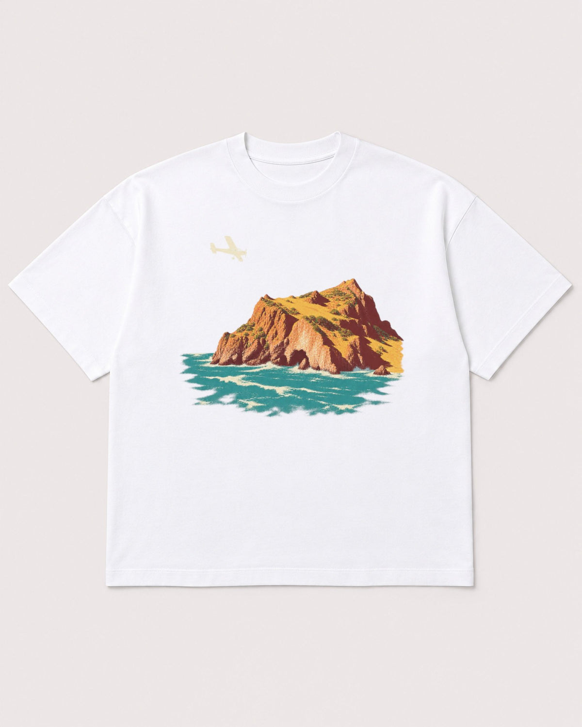 Mockup Boxy Heavyweight Tee White product