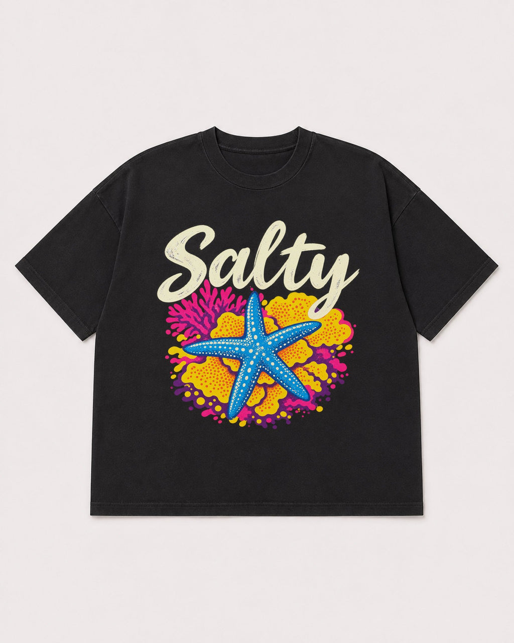 Mockup Boxy Heavyweight Tee Black product