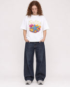 Mockup Boxy Heavyweight Tee White female full-body 09