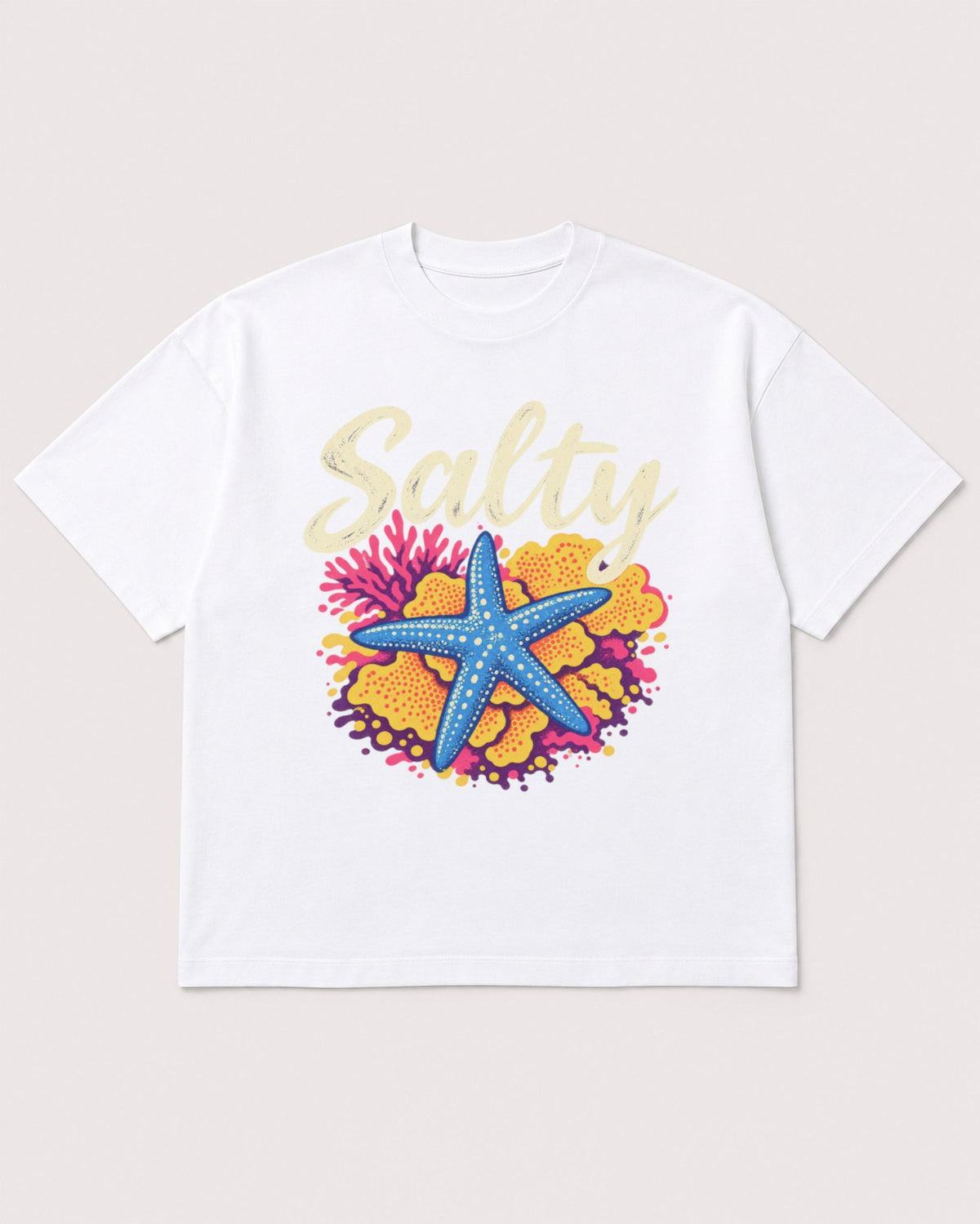 Mockup Boxy Heavyweight Tee White product