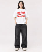 Mockup Boxy Heavyweight Tee White female full-body 03