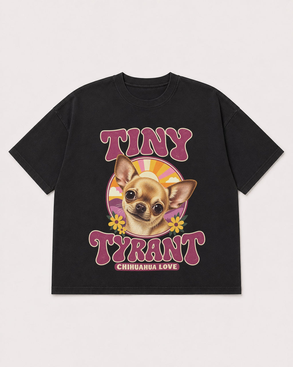 Mockup Boxy Heavyweight Tee Black product