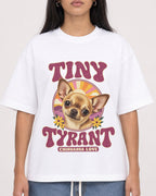 Mockup Boxy Heavyweight Tee White female close-up 46