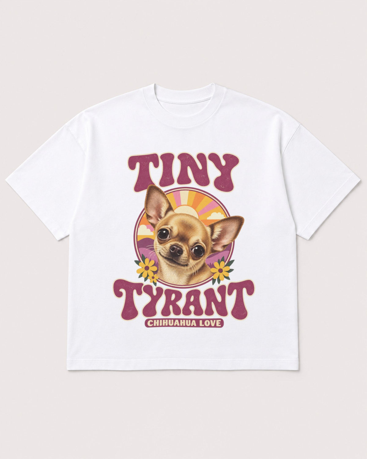 Mockup Boxy Heavyweight Tee White product