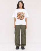 Mockup Boxy Heavyweight Tee White female full-body 02