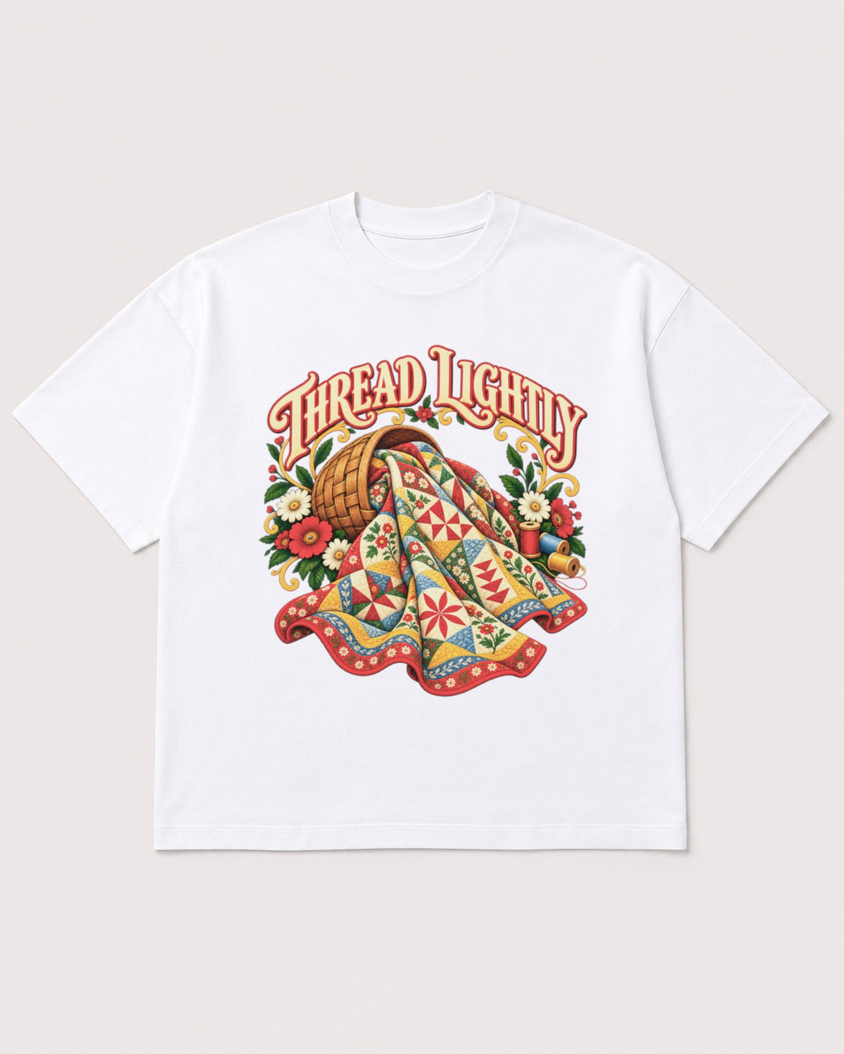 Mockup Boxy Heavyweight Tee White product