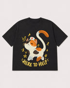 Mockup Boxy Heavyweight Tee Black product
