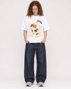 Mockup Boxy Heavyweight Tee White female full-body 09