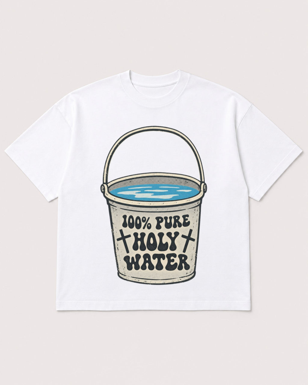 Mockup Boxy Heavyweight Tee White product