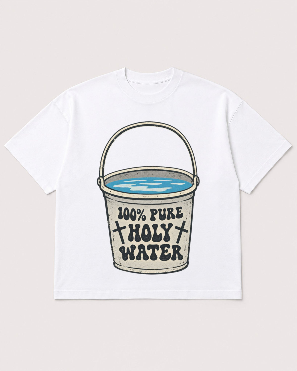 Mockup Boxy Heavyweight Tee White product