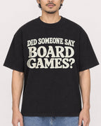 Mockup Boxy Heavyweight Tee Black male close-up 02