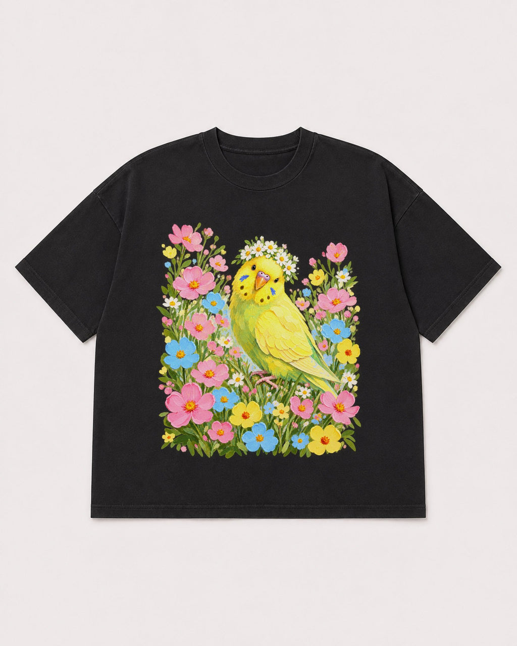 Mockup Boxy Heavyweight Tee Black product