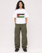 Mockup Boxy Heavyweight Tee White female full-body 07