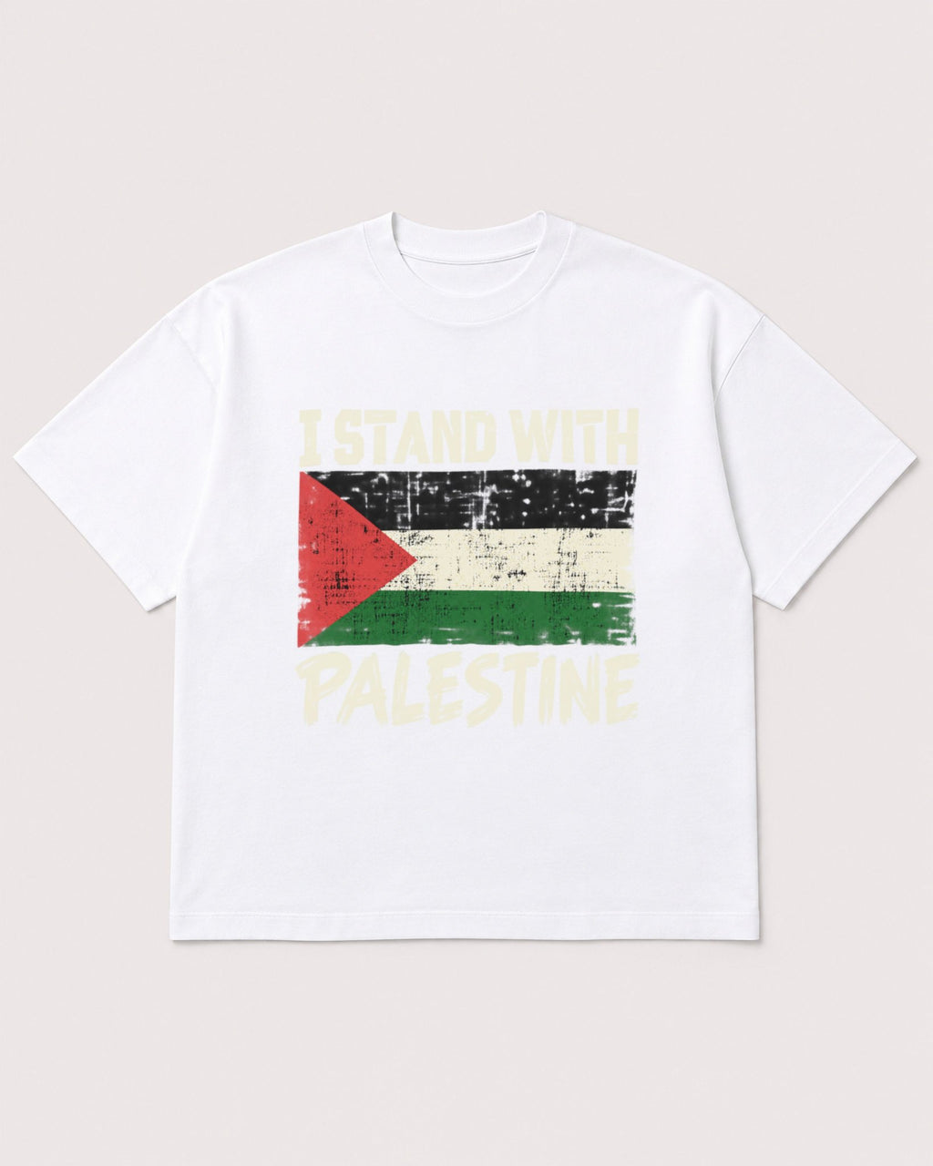 Mockup Boxy Heavyweight Tee White product