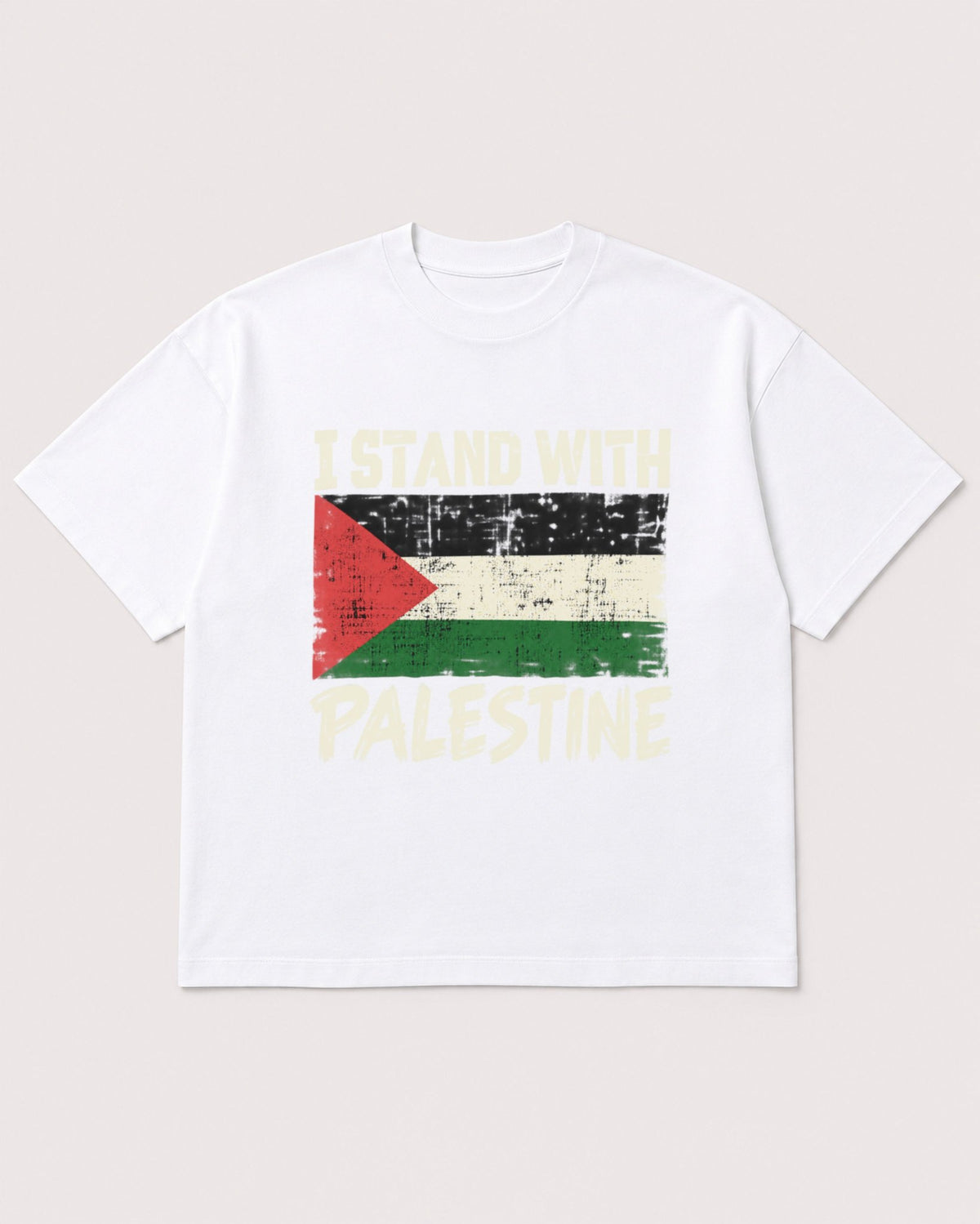 Mockup Boxy Heavyweight Tee White product