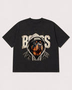 Mockup Boxy Heavyweight Tee Black product