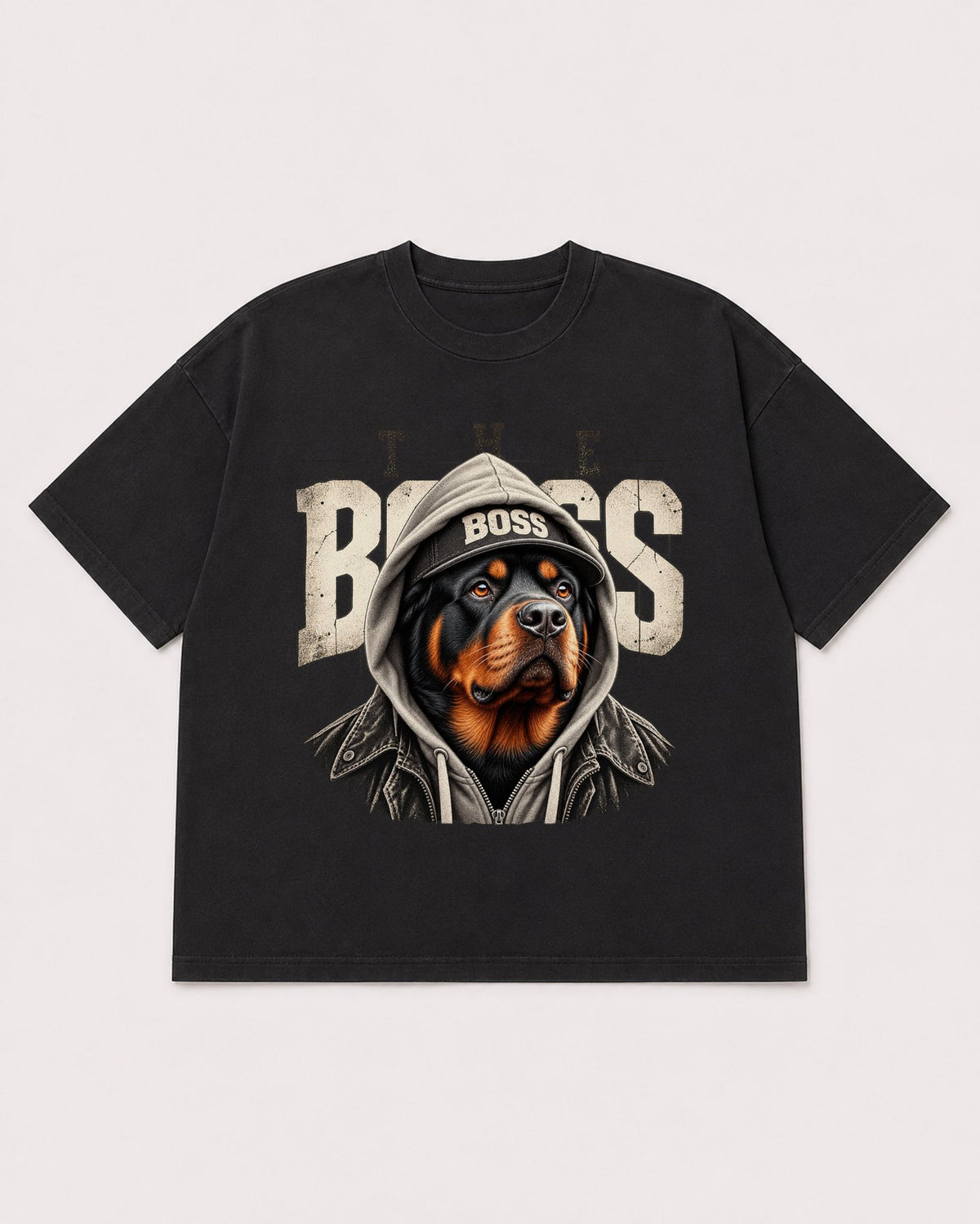 Mockup Boxy Heavyweight Tee Black product