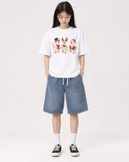 Mockup Boxy Heavyweight Tee White female full-body 01