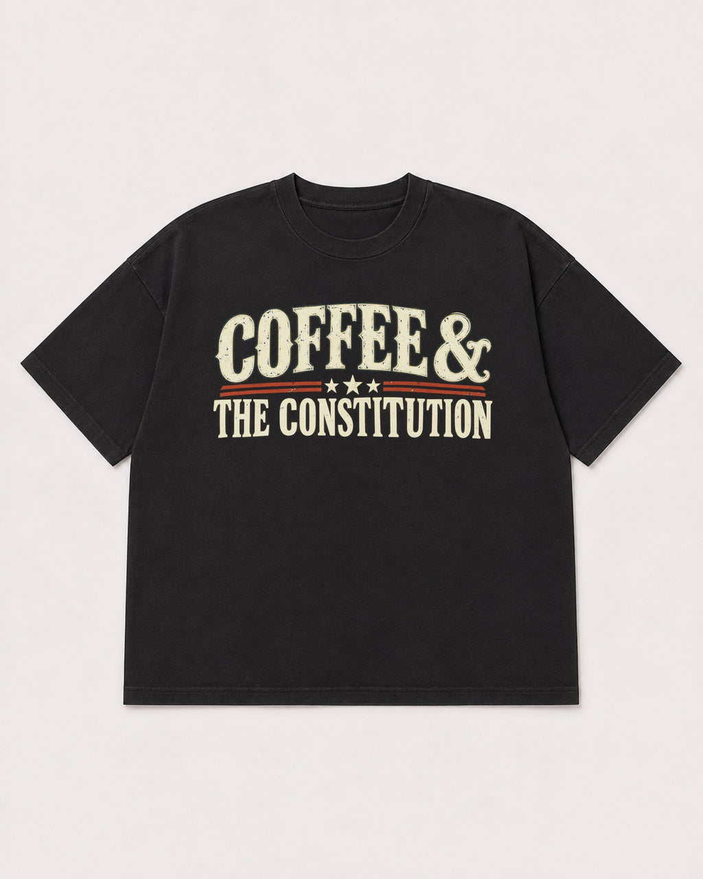 Mockup Boxy Heavyweight Tee Black product