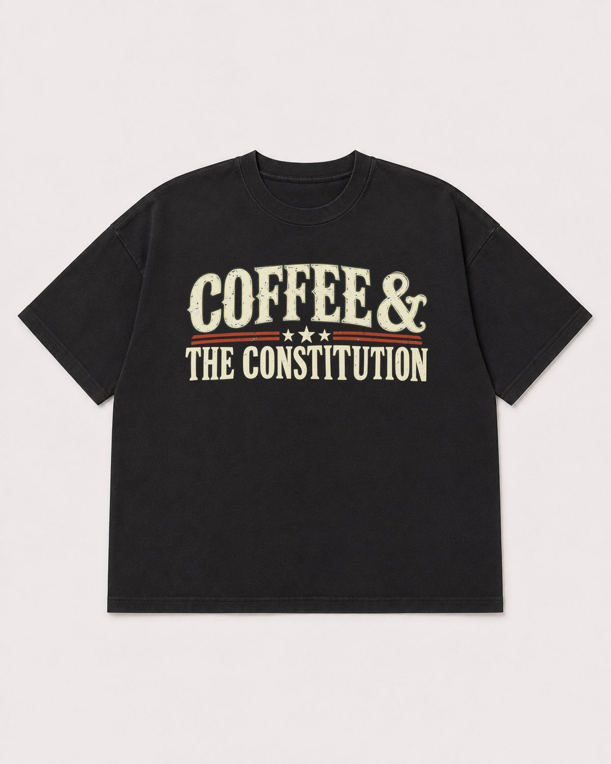 Mockup Boxy Heavyweight Tee Black product