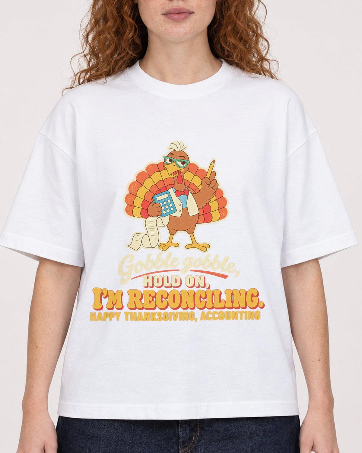 Mockup Boxy Heavyweight Tee White female close-up 09