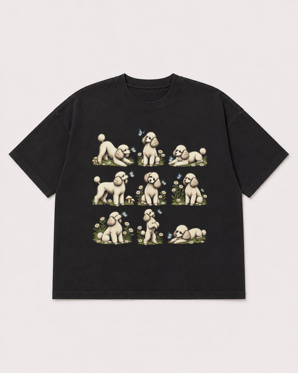 Mockup Boxy Heavyweight Tee Black product