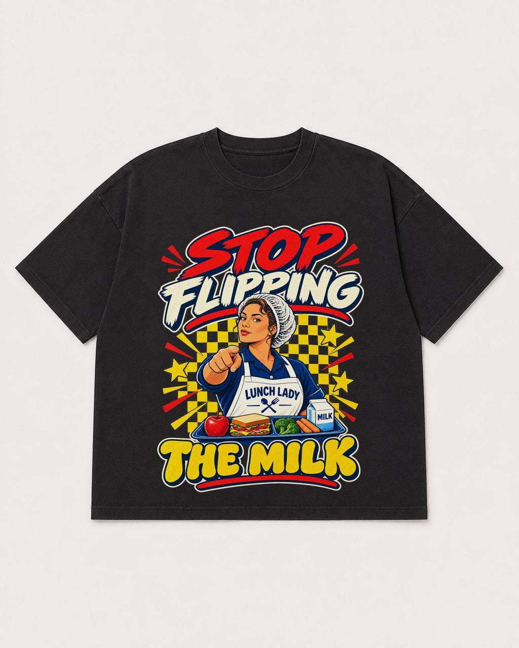 Mockup Boxy Heavyweight Tee Black product