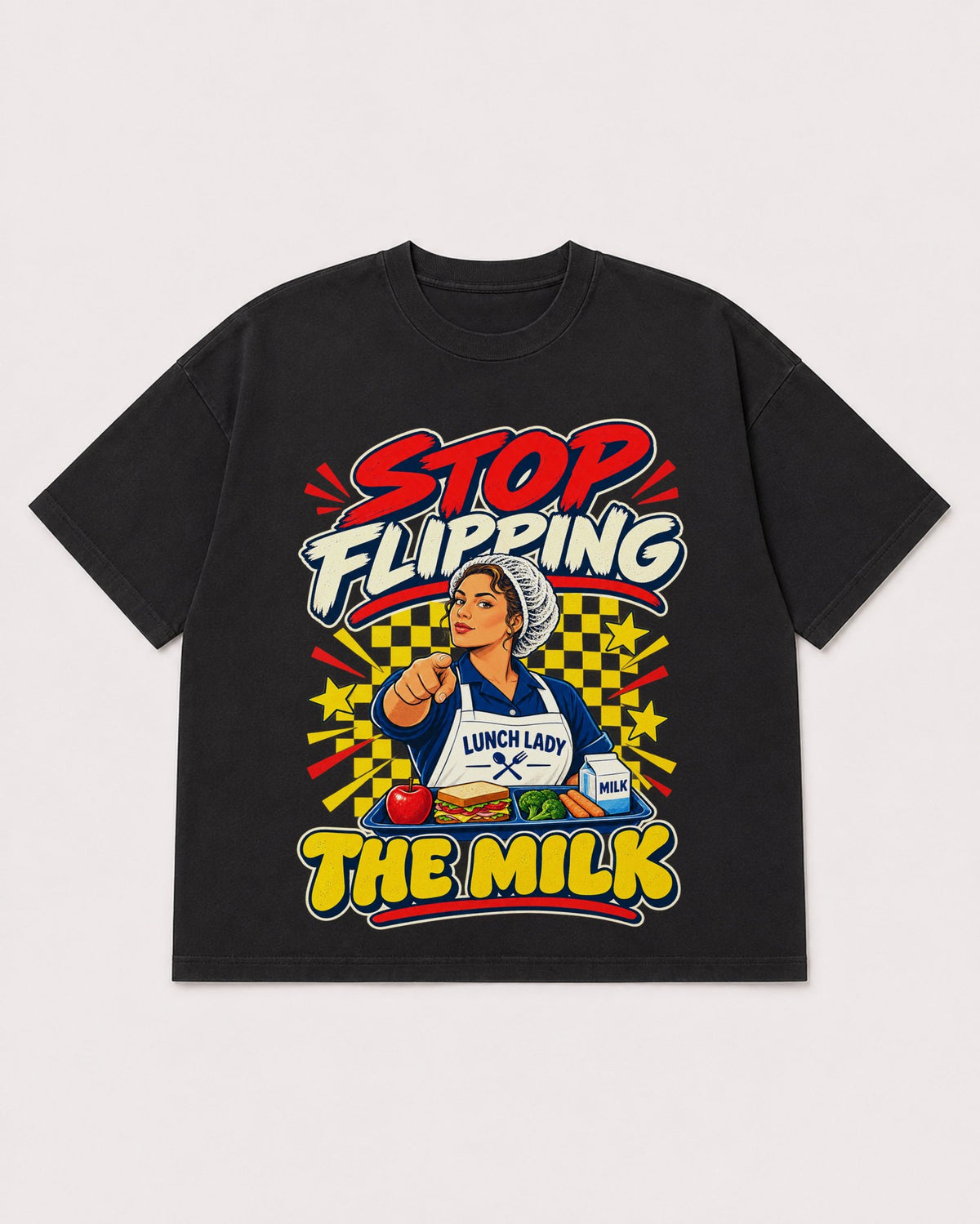 Mockup Boxy Heavyweight Tee Black product