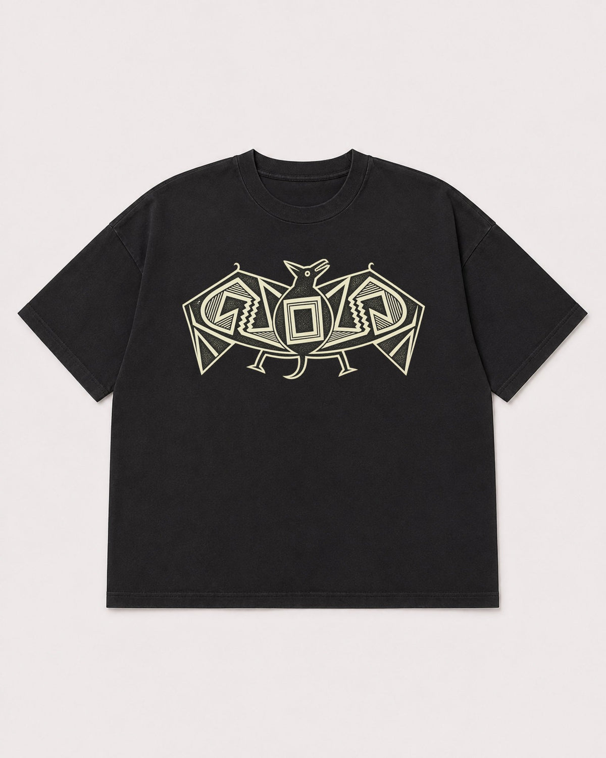 Mockup Boxy Heavyweight Tee Black product