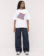 Mockup Boxy Heavyweight Tee White female full-body 04