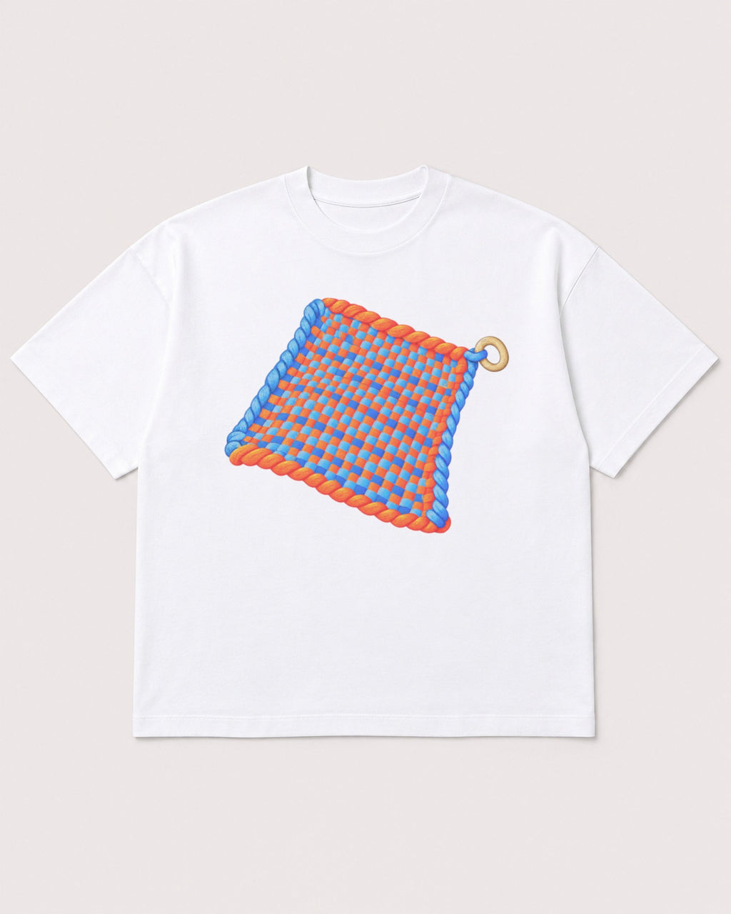 Mockup Boxy Heavyweight Tee White product