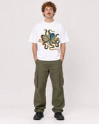 Mockup Boxy Heavyweight Tee White male full-body 09