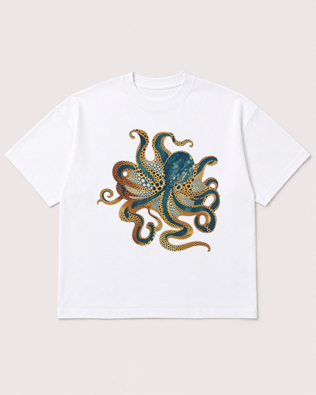 Mockup Boxy Heavyweight Tee White product