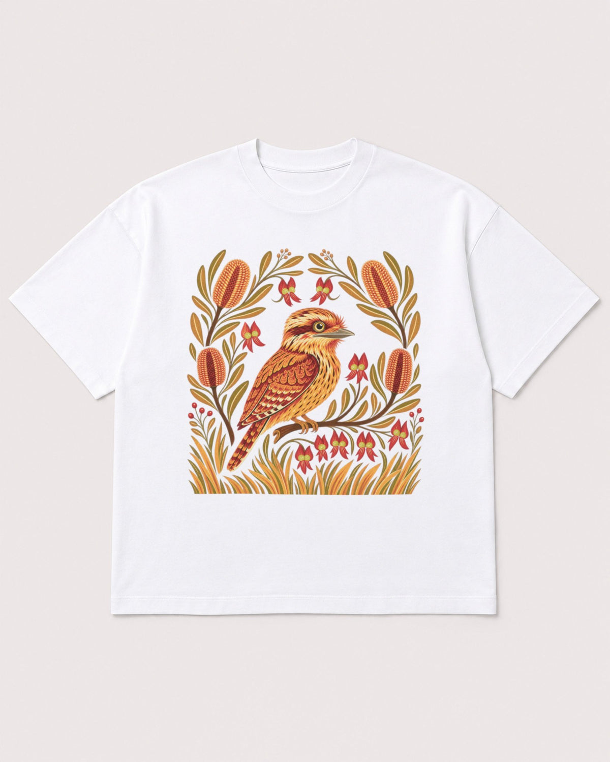 Mockup Boxy Heavyweight Tee White product