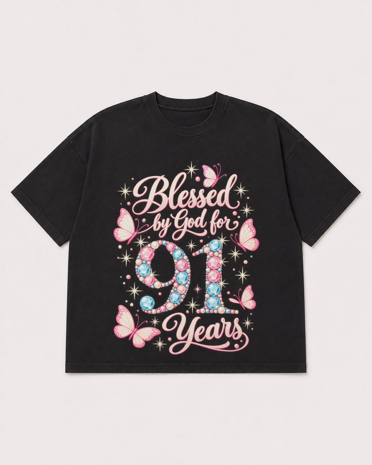 Mockup Boxy Heavyweight Tee Black product