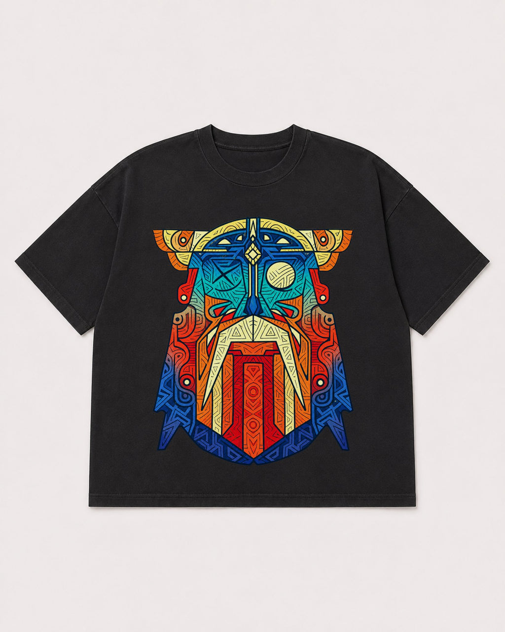 Mockup Boxy Heavyweight Tee Black product