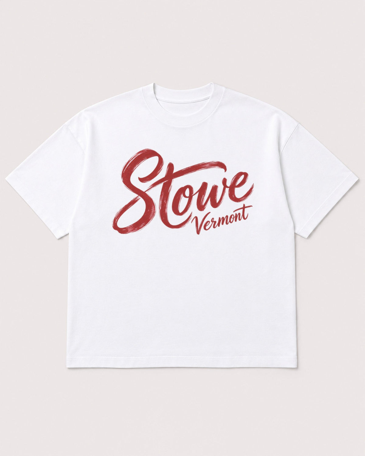 Mockup Boxy Heavyweight Tee White product